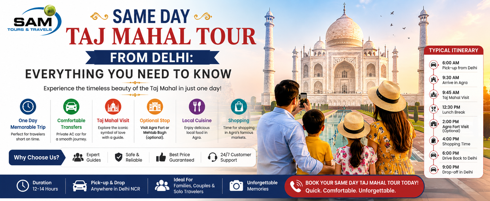 Complete Guide to Booking a Taj Mahal Tour from Delhi
