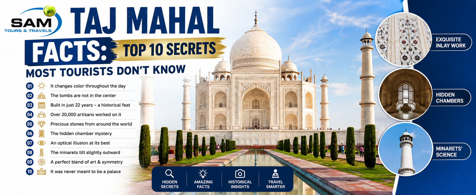 Taj Mahal Facts: Top 10 Secrets