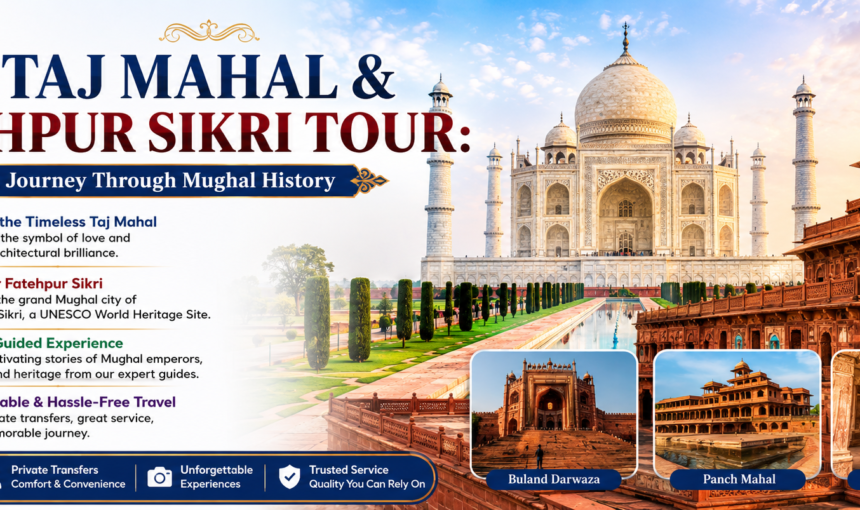 Taj Mahal & Fatehpur Sikri Tour: A Journey Through Mughal History