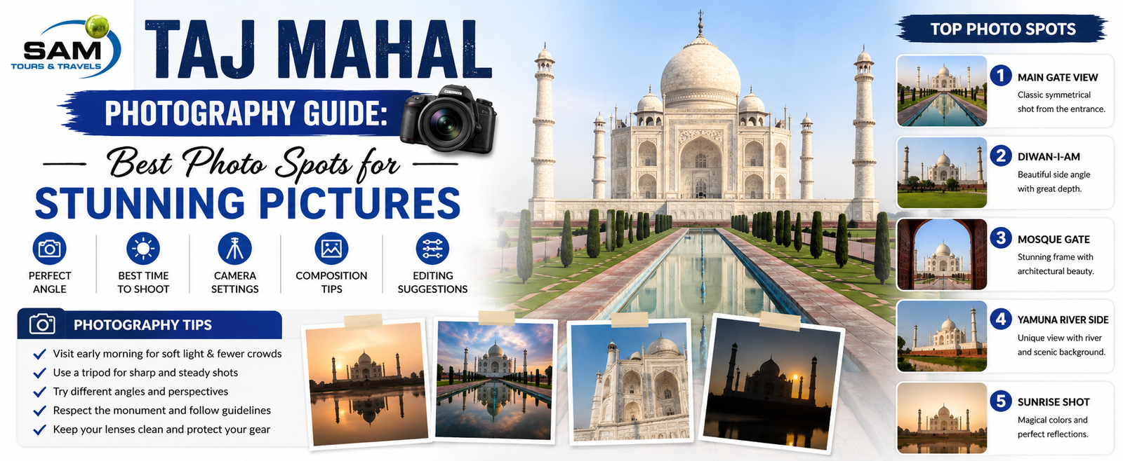 taj mahal photography guide