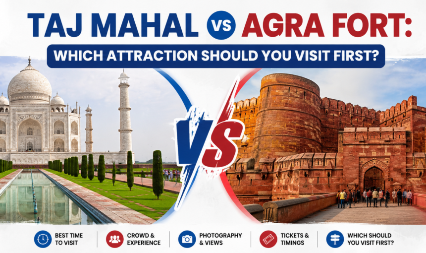 Taj Mahal vs Agra Fort: Which Attraction Should You Visit First?