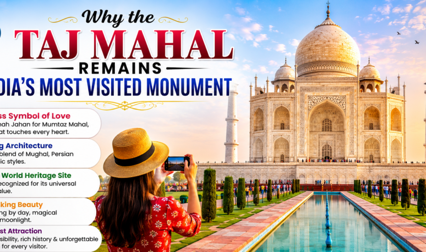 Why the Taj Mahal Remains India’s Most Visited Monument